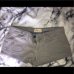 Gray Hollister Jean shorts